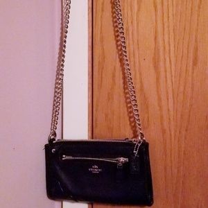 Authentic Coach Mickie leather crossbody purse